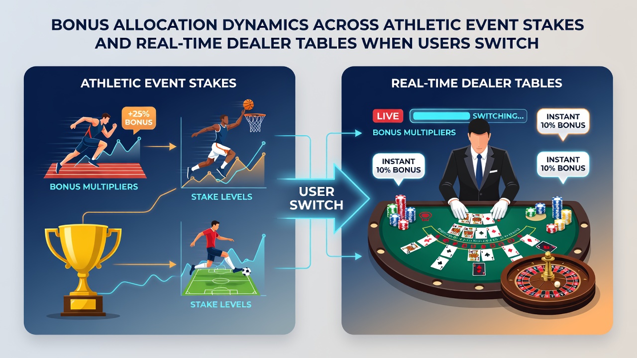 Data visualization of bonus contribution rates across sports and live dealer formats during settlement changes