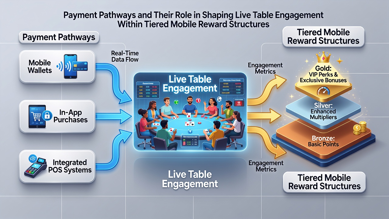 Mobile screen capture showing live blackjack table with reward tier progress bar and payment confirmation overlay